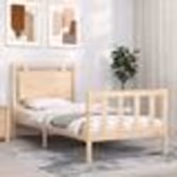 vidaXL Cadre de lit sans matelas 100x200 cm bois massif de pin - 100 x 200 cm