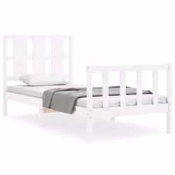 VidaXL 3192227, Blanc, 1255 mm, 2,06 m, 1000 mm, 1200 x 2000 mm, 21 cm