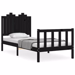 VidaXL 3192290, Noir, 1055 mm, 2,06 m, 1100 mm, 1000 x 2000 mm, 21 cm