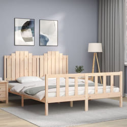 Cadre De Lit Sans Matelas 160x200 Cm Bois Massif De Pin Vidaxl