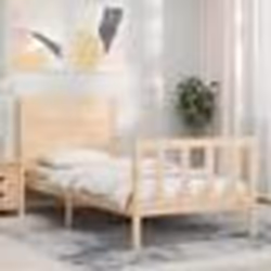 vidaXL Cadre de lit sans matelas 90x200 cm bois de pin massif - 90 x 200 cm