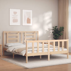Cadre De Lit Sans Matelas 160x200 Cm Bois Massif De Pin Vidaxl