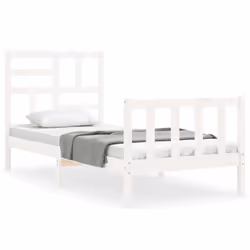 VidaXL 3193067, Blanc, 1055 mm, 2,06 m, 1040 mm, 1400 x 2000 mm, 21 cm