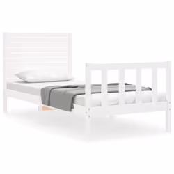 VidaXL 3193202, Blanc, 1255 mm, 2,06 m, 1000 mm, 1200 x 2000 mm, 21 cm