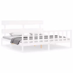 VidaXL 3193292, Blanc, 2055 mm, 2,06 m, 810 mm, 2000 x 2000 mm, 21 cm