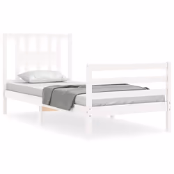 VidaXL 3194542, Blanc, 1255 mm, 195,5 cm, 1000 mm, 1200 x 1900 mm, 21 cm
