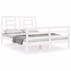 VidaXL 3194697, Blanc, 1255 mm, 2,06 m, 1000 mm, 1200 x 2000 mm, 21 cm