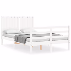 VidaXL 3194762, Blanc, 1255 mm, 2,06 m, 1000 mm, 1200 x 2000 mm, 21 cm
