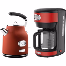 Westinghouse - Retro Series - Bouilloire + Cafetière - Filtre à café - Rouge