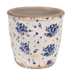 Pot de fleurs - CLAYRE & EEF - Ø 15x14 cm - Céramique - Beige - Design intemporel