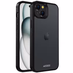 Accezz SH00065418, Apple, iPhone 15 Plus, Noir