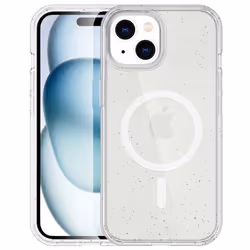 Coque Sparkle avec MagSafe iPhone 15 Paillettes Transparent imoshion