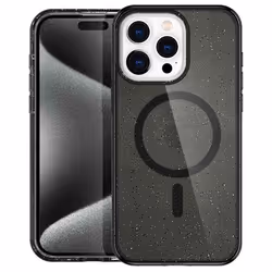 Coque Sparkle avec MagSafe iPhone 15 Pro Paillettes Noir imoshion