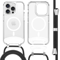 Coque MagSafe avec cordon amovible iPhone 15 Pro Transparent imoshion