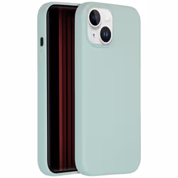 Accezz Liquid Silicone Backcover, Housse, Apple, iPhone 15, 15,5 cm (6.1"), Bleu
