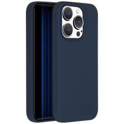 Accezz Liquid Silicone Backcover 6.1" Housse Bleu
