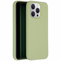 Accezz Liquid Silicone Backcover, Housse, Apple, iPhone 15 Pro Max, 17 cm (6.7"), Vert