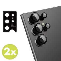 Lot de 2 protections dobjectif de caméra Samsung Galaxy S24 Ultra Noir imoshion
