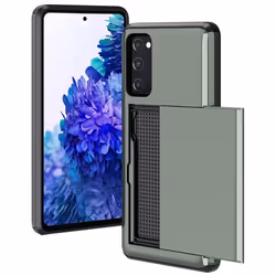 Coque arrière avec porte-cartes Samsung Galaxy S20 FE Vert foncé imoshion
