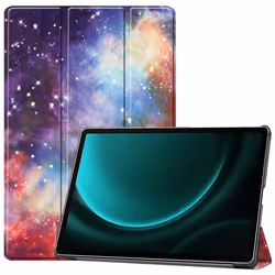 Coque tablette Design Trifold Samsung Tab S10 Plus / Tab S9 Plus / Tab S9 FE Plus Space imoshion