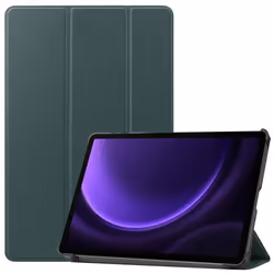 Coque tablette Trifold Samsung Tab S10 FE 10.9 pouces / Tab S9 FE 10.9 pouces / Tab S9 11.0 pouces Vert foncé imoshion