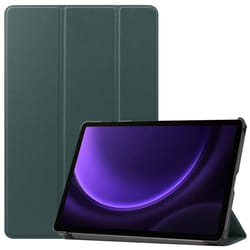 Coque tablette Trifold Samsung Tab S10 FE 10.9 pouces / Tab S9 FE 10.9 pouces / Tab S9 11.0 pouces Vert foncé imoshion