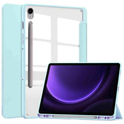 Coque tablette rigide Trifold Samsung Tab S10 FE 10.9 pouces / S9 FE 10.9 pouces Bleu clair imoshion