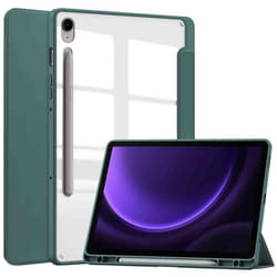 Coque tablette rigide Trifold Samsung Tab S10 FE 10.9 pouces / S9 FE 10.9 pouces Vert imoshion