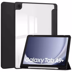 Coque tablette rigide Trifold Samsung Galaxy Tab A9 Plus Noir imoshion