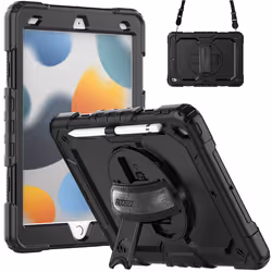 Accezz SH00063442, Apple, iPad 10.2 (2020), iPad 10.2 (2019), iPad 10.2 (2021), Noir
