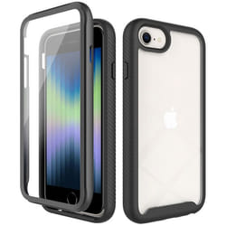 Coque 360° Full Protective iPhone SE (2022 / 2020) / 8 / 7 / 6(s) Noir imoshion