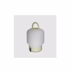 Kooduu - lampe de table portable, dimmable et rechargeable via usb - verre opale, vert mousse - loome moss