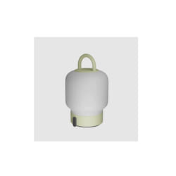 Kooduu - lampe de table portable, dimmable et rechargeable via usb - verre opale, vert mousse - loome moss