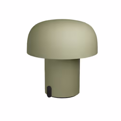 Kooduu - lampe de table portable, dimmable et rechargeable via usb, couleur mousse vert - sensa moss