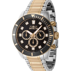 Montre - INVICTA - Pro Diver 46046 - Quartz - Homme - Noir - Acier inoxydable - 20 Atm