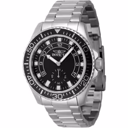 Montre - INVICTA - Pro Diver 47125 - Quartz - Homme - Noir - Etanche 20 Atm