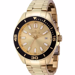 Montre - INVICTA - Pro Diver 46317 - Quartz - Acier inoxydable - 43 mm - Or