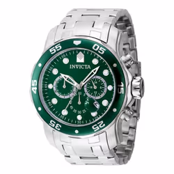 Montre - INVICTA - Pro Diver 47559 - Quartz - Acier inoxydable - 48 mm - Vert