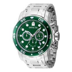 Montre - INVICTA - Pro Diver 47559 - Quartz - Acier inoxydable - 48 mm - Vert