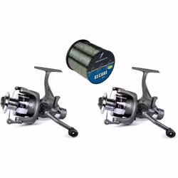 Moulinet à carpe - X2 - Helius Runner - Lot de 2 - Ligne de pêche - Accessoires inclus