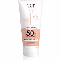 La peau sensible des bébés et des jeunes enfants exige un soin très délicat, notamment contre le soleil. La crème solaire Nai ...