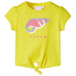 T-shirt pour enfants jaune 128 - 122-128 cm