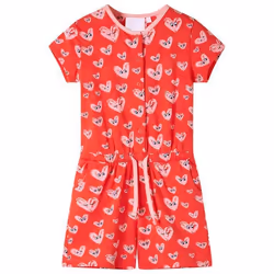 Combishort bébé fille - vidaXL - Rouge - Confortable - Durable - Respirant