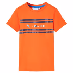 T-shirt pour enfants orange foncé 92