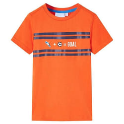 T-shirt pour enfants orange foncé 92