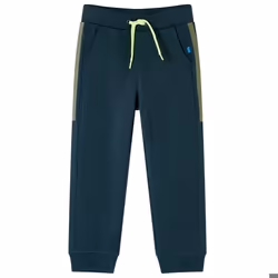 Pantalon de survêtement enfants avec cordon de serrage vert mousse 92 - 18 mois