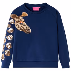 Sweatshirt pour enfants bleu marine 128 - 122-128 cm