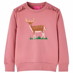 Sweatshirt pour enfants framboise 116 - 116