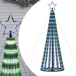 Vidaxl - Sapin de Noël à led 275 led bleu 180 cm