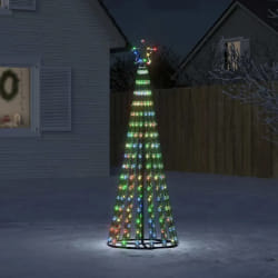 vidaXL Sapin de Noël LED 275 LED 180 cm
